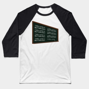 Chalkboard Baseball T-Shirt